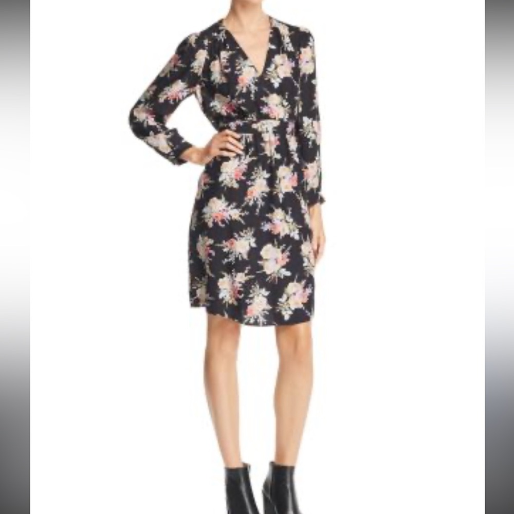 Rebecca Taylor Bouquet Floral-Silk Dress
